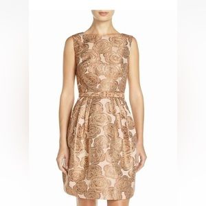 Eliza j size 12 fancy over the knee fold dress with belt